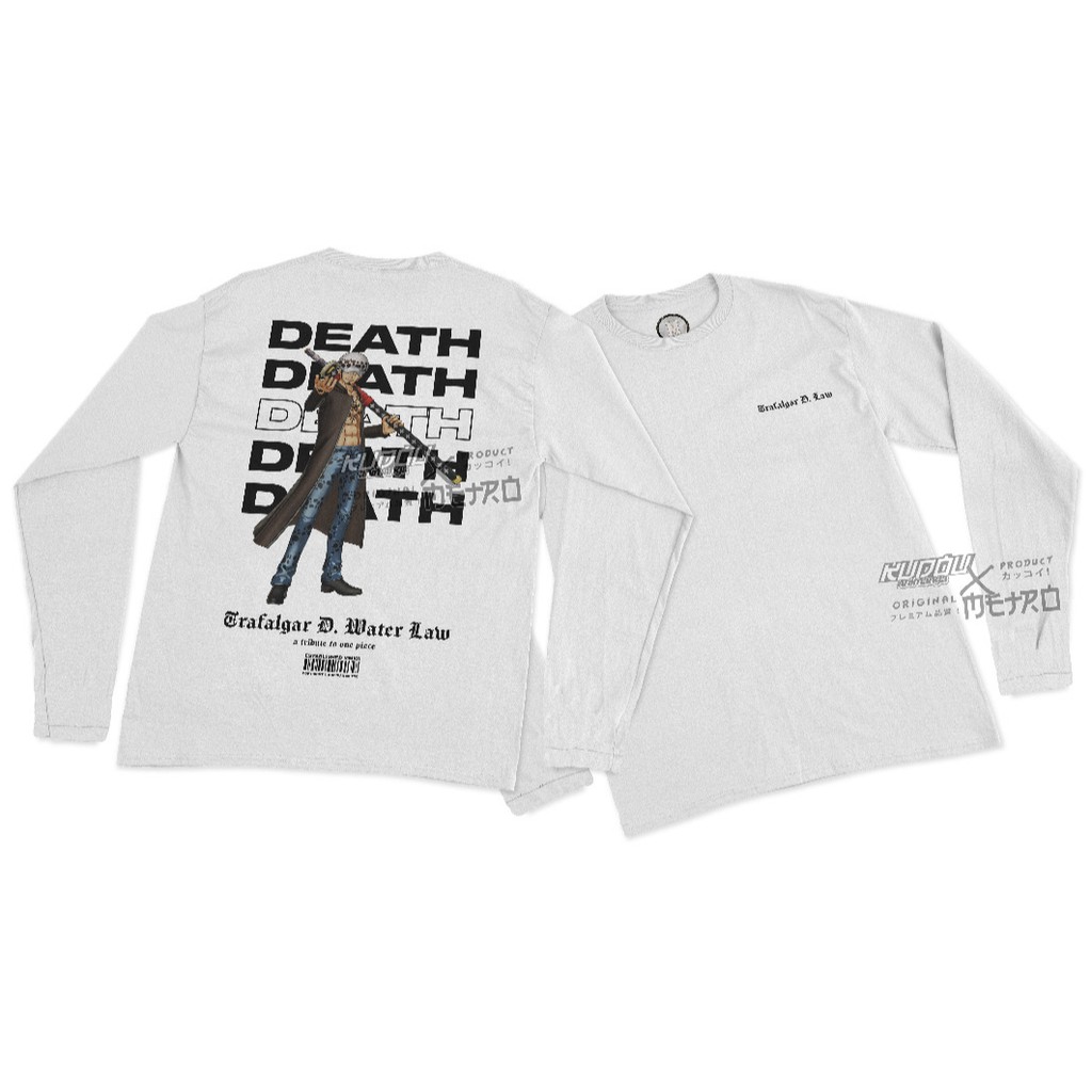 Longsleeve Law The Death  Anime Manga One Piece Trafalgar D Water Law Premium