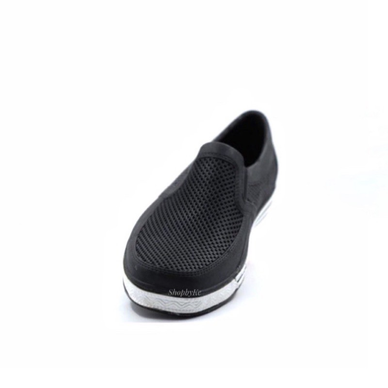 Sepatu Pria / Slip On Pria Tipe Sporty merk Bel Air Warna Hitam , Biru dan Abu Size 39-43