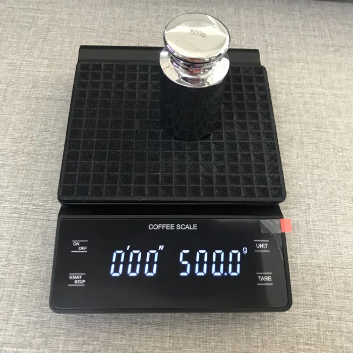 GS8 Timbangan Kopi Digital 3KG / 0.1GR Timer V60 Drip Coffee Scale Premium Alas Karet Akurat