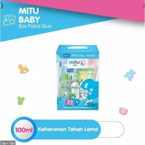 Mitu Baby Gift Set Box /Perlengkapan Sabun Mandi Bayi Box Paket