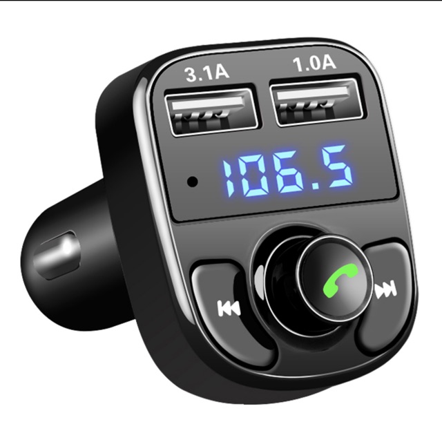 Bluetooth Audio Receiver FM Transmitter Handsfree