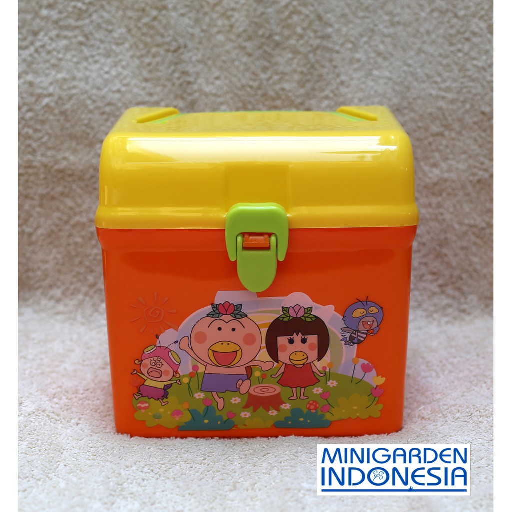 Storage Box 15x13x16 cm Tempat Mainan / tool / Kosmetik  MGI KADO simpan benih bibit tanaman