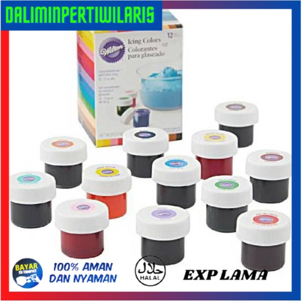 

BISA COD Pewarna makanan wilton food color icing colors pewarna wilton butter cream fondant pewarna