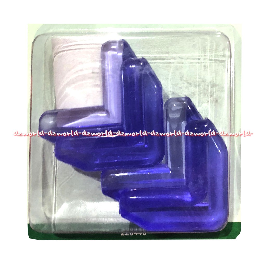 Krisbow Corner Cushion Self Adhesive Clear Blue 8 Pcs Pengaman Meja Pengaman Furniture Siku Meja