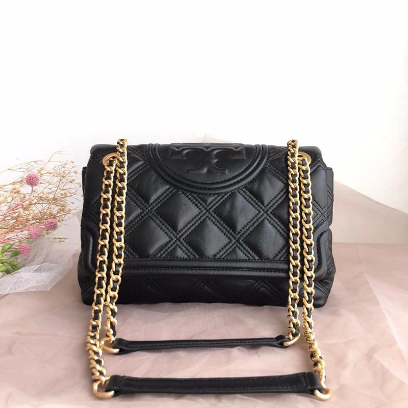 Tas Wanita Tori Burch Soft Fleming Black Small Pelunasan Mbak Denise