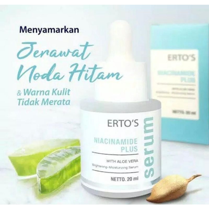 Jual ERTOS RETINOL DAN NIACINAMIDE SERUM WAJAH BIAR MAKIN KINCLONG DAN GLOWING MENGHALUSKAN