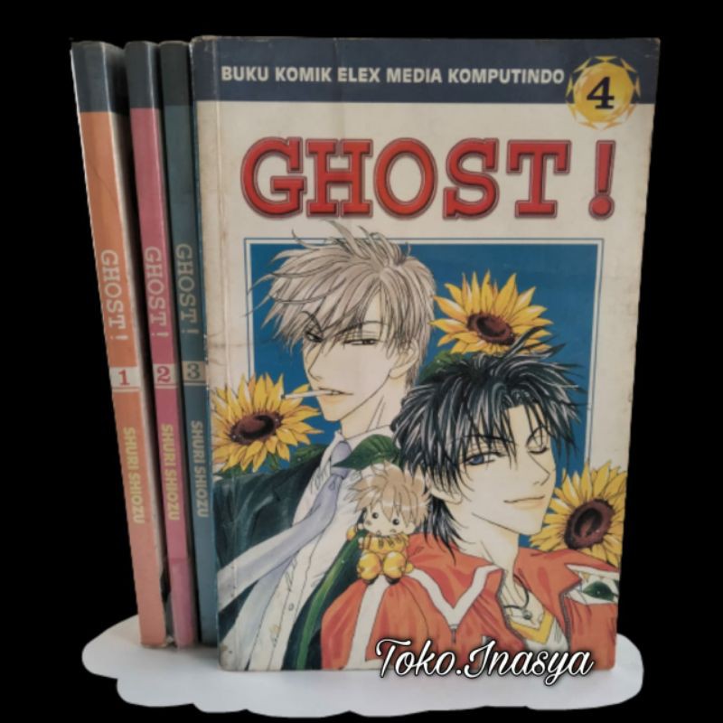 MANGA / KOMIK GHOST  (BY SHURI SHIOZU) VOL 1-4 TAMAT/ ORIGINAL/ SECOND