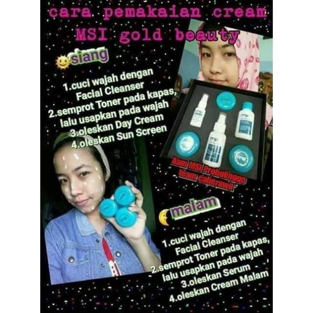Paket lengkap gold beauty Msi