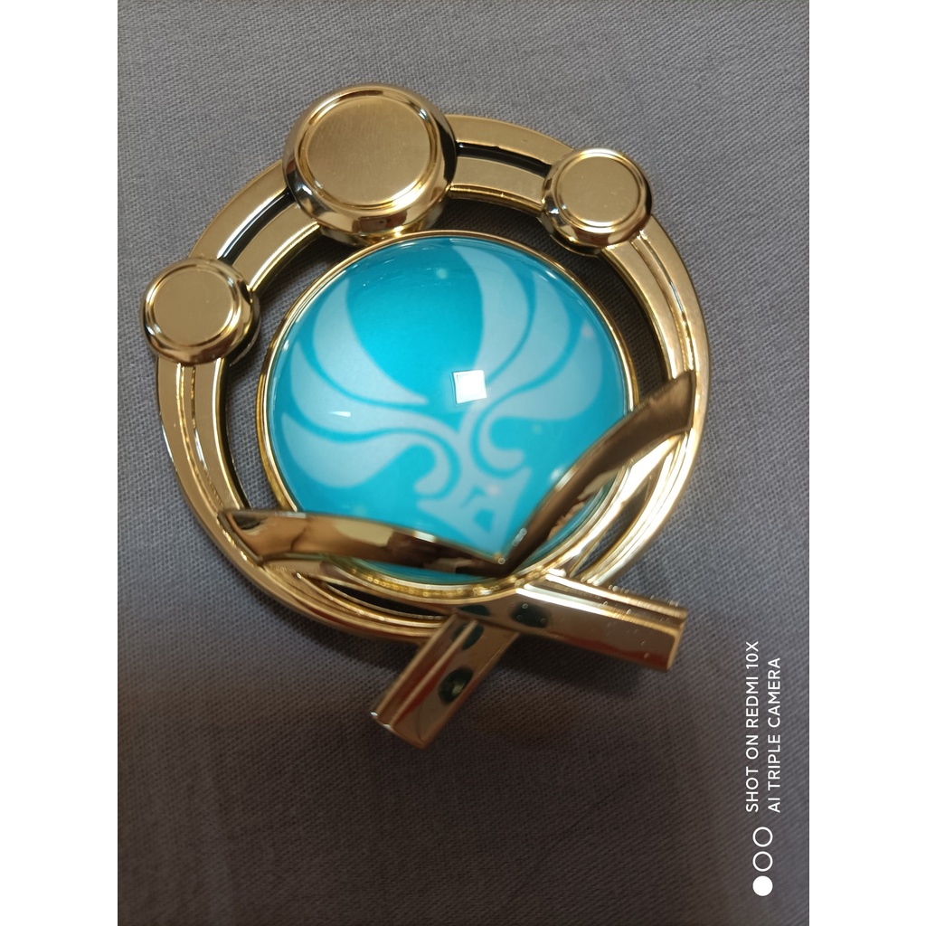 [ READY STOCK ] Genshin Impact Vision Keychain - Genshin Impact Vision Metal Keychain - Gantungan Ku