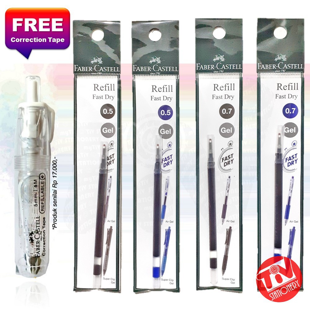 

Refill Gel Pen Faber Castell Air Gel 0.5 / 0.7