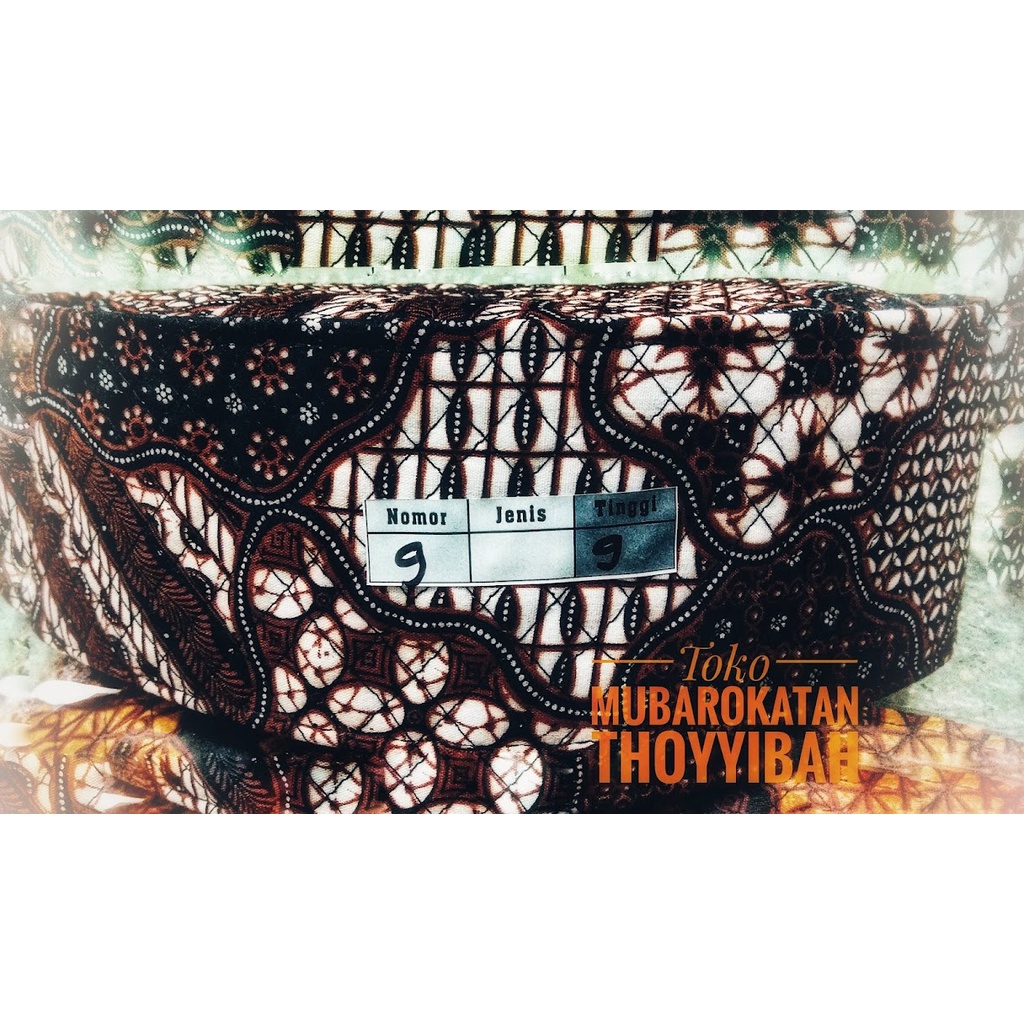 PECI BATIK BETSELLER | SONGKOK BATIK BETSELLER | PECI MODERN | BATIK NUSANTARA