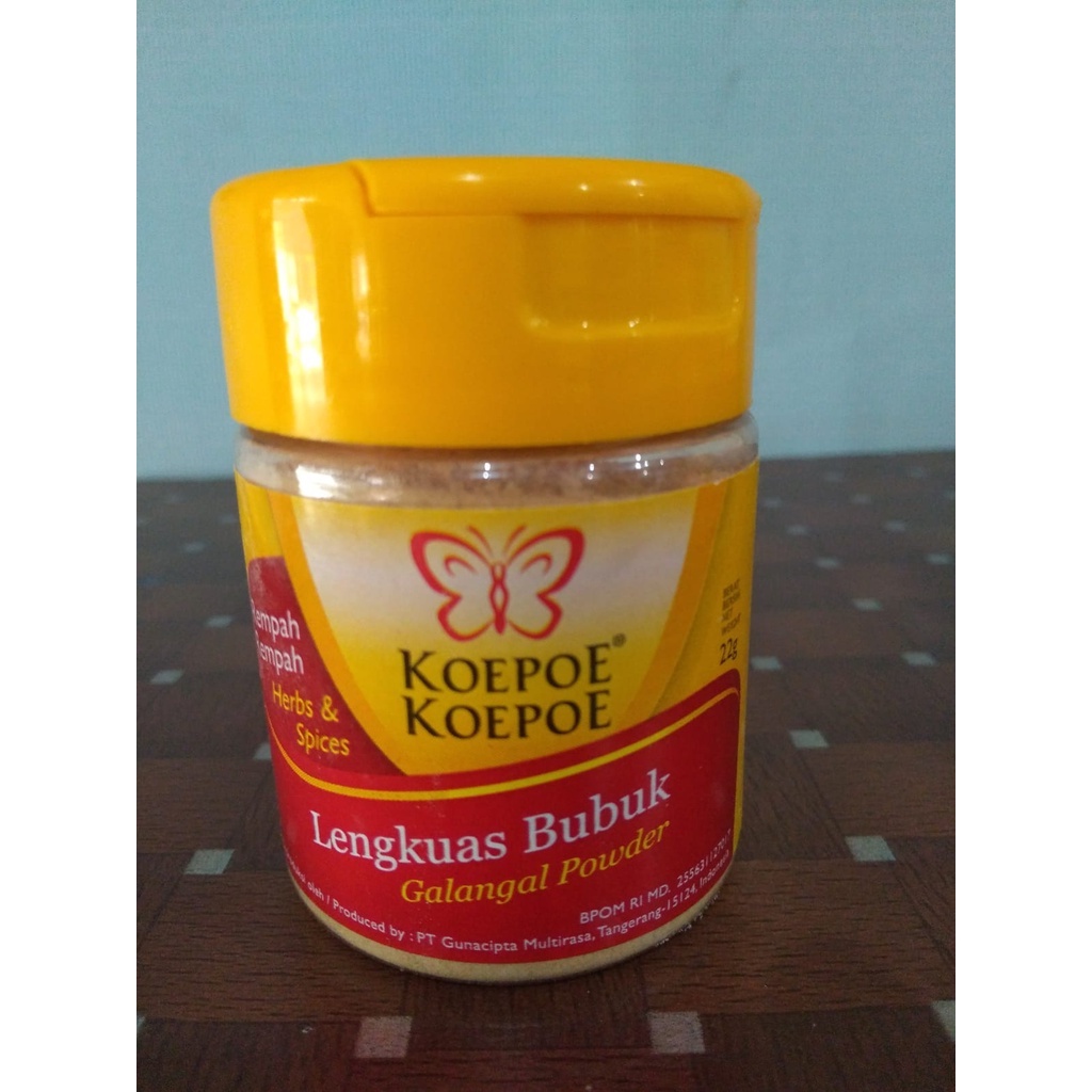 

Lengkuas bubuk Koepoe koepoe murah packing ori 22gr