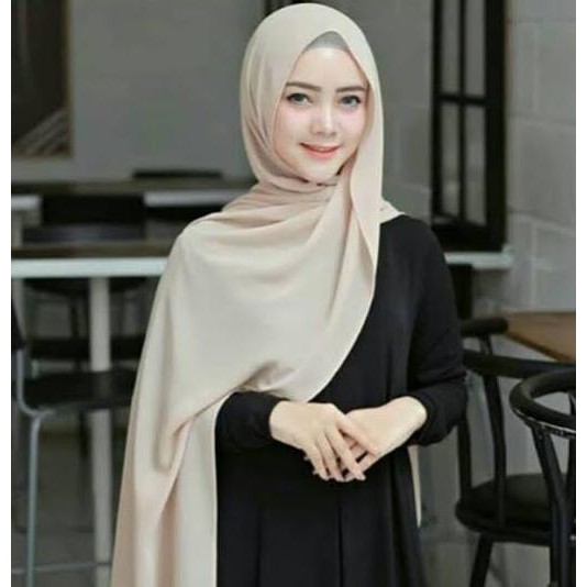 Pasmina ceruti babydoll premium 75x180cm HIJAB PASHMINA CERUTY