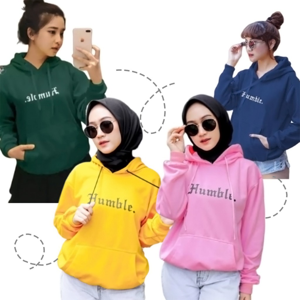 Hoodie cewek baruu murmer II kece badai keren abis II humble II simpel murah kualitas oke!! gerceppp-2