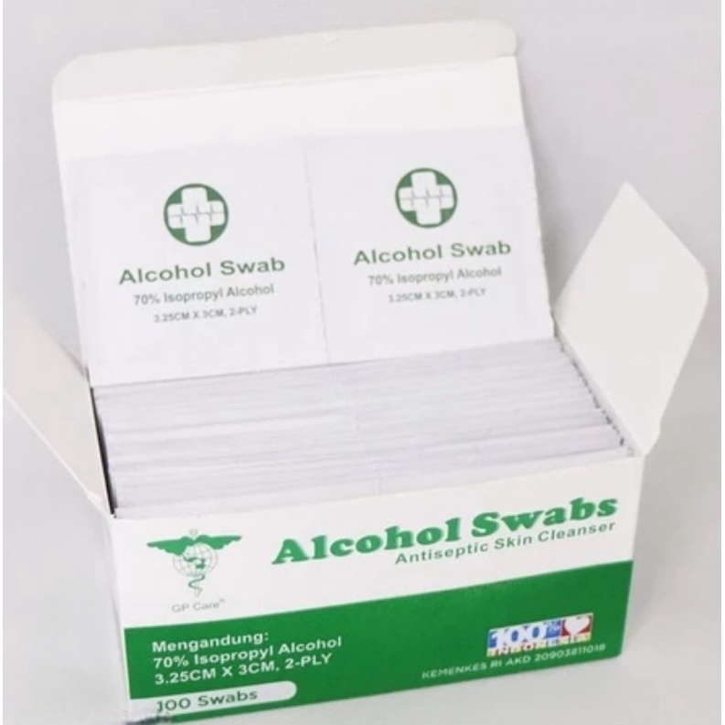 Tisu basah antiseptik untuk sterilisasi Alkohol Pads