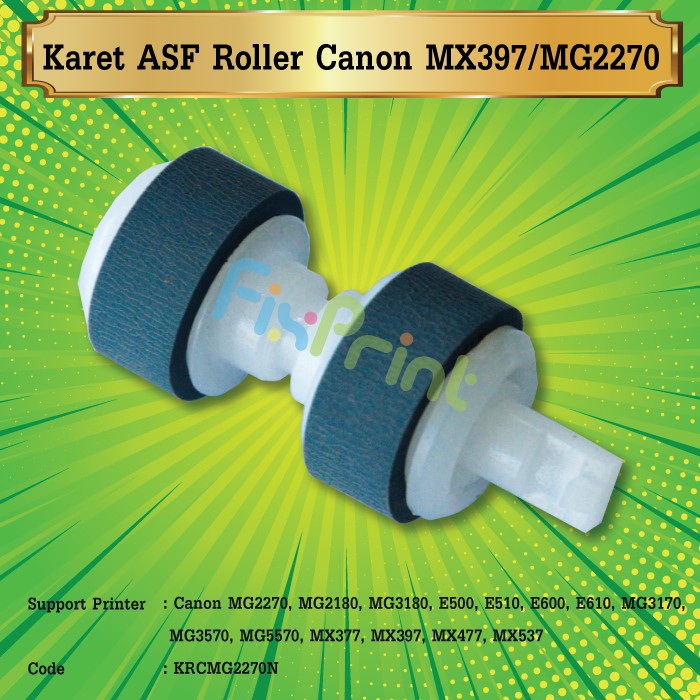 Karet ASF Roller Canon MG2270 MG2180 MG3180 E500E510 MX497 MX397 MX377 Penarik Kertas