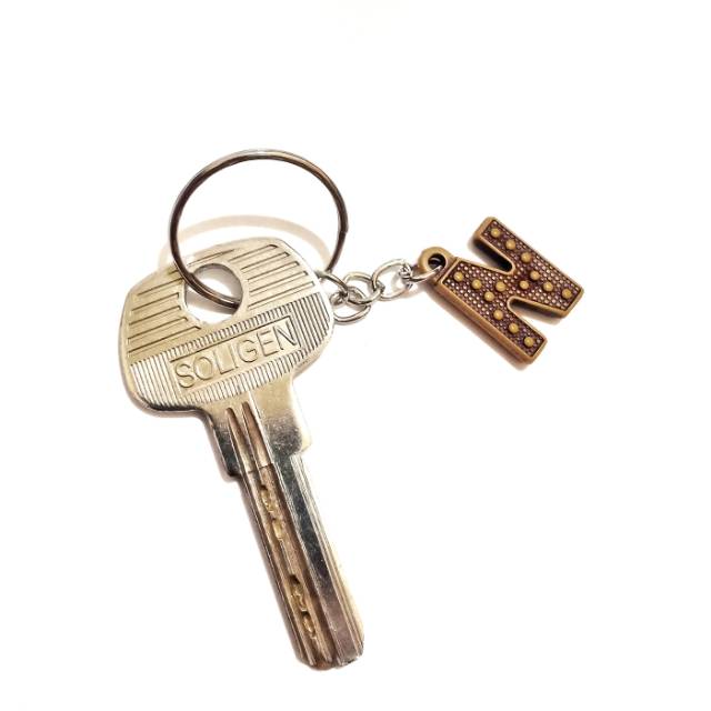 Gantungan Kunci Inisial Etnik  | ethnic Initial Key Chain