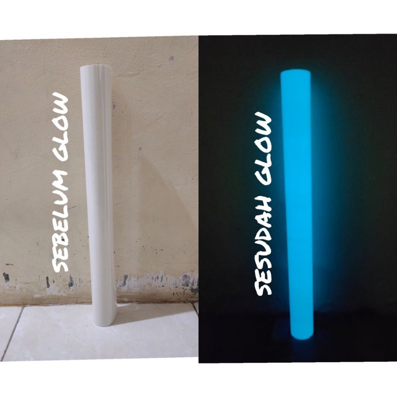Polyflex Glow in The Dark / WHITE GLOW BLUE / Polyflek / GLOW IN THE DARK SUPER HD