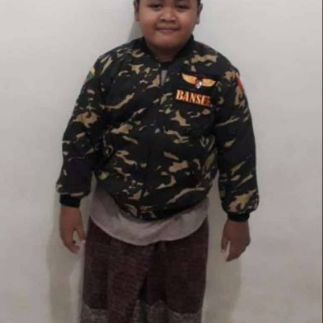 Jaket banser nasional anak