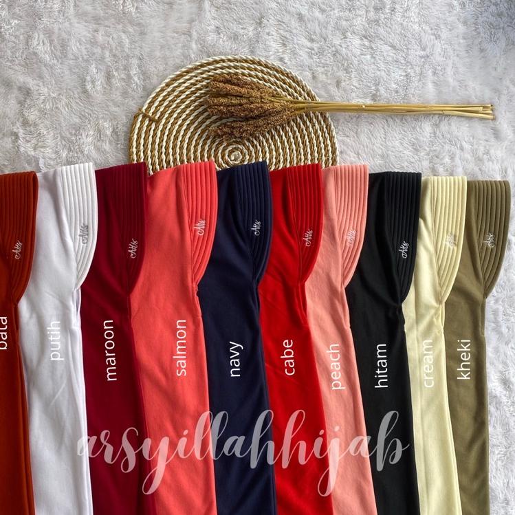 Paling Diminati PROMO Jilbab Bahan Kaos Pet Antem Khadijah Polos Size L Hijab Polos