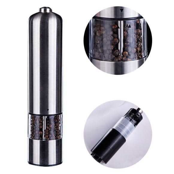 Penggiling Biji Lada Elektrik Pepper Mill Grinder Stainless