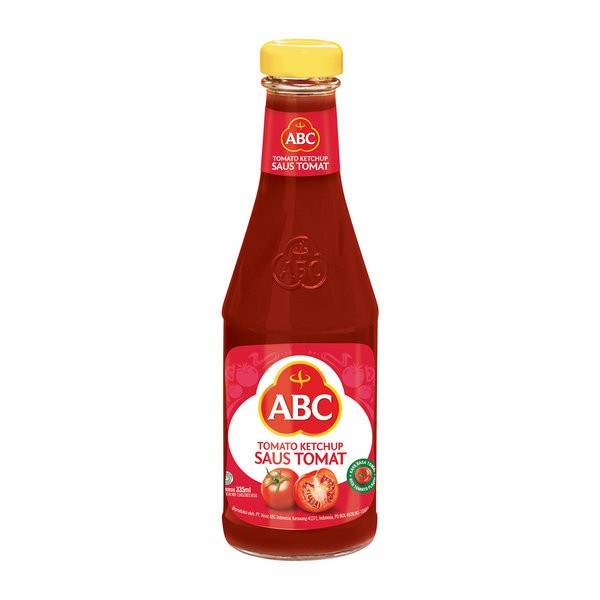 

ABC Saus Tomat 335ml - Saos Tomato Ketchup Kemasan Botol Kaca