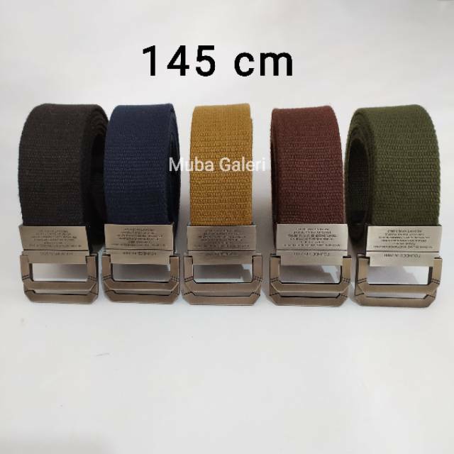 IKAT PINGGANG PRIA TACTICAL JUMBO SABUK CRAFTSMAN KATUN DOUBLE RING BUCKLE BELT