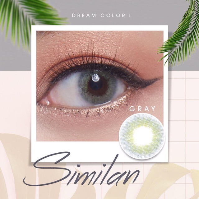 Similan gray blue brown softlens