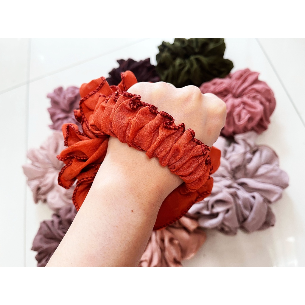 SCRUNCHIE  BROKOLI IKAT RAMBUT SCRUNCI / CEPOL RAMBUT / FASHION HIJAB