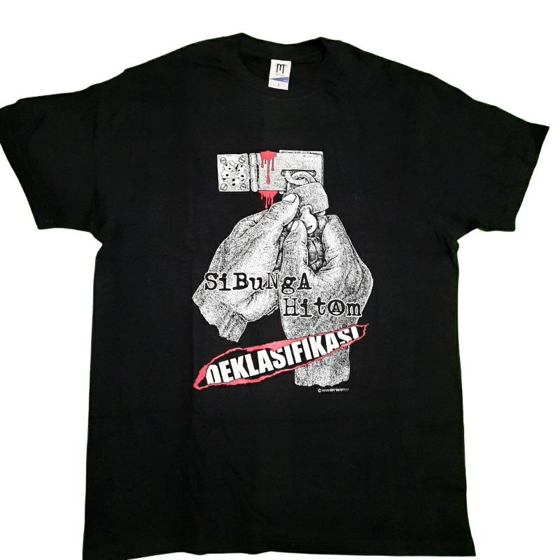 [LIMITED] Kaos Band Bunga Hitam - Desklasifikasi
