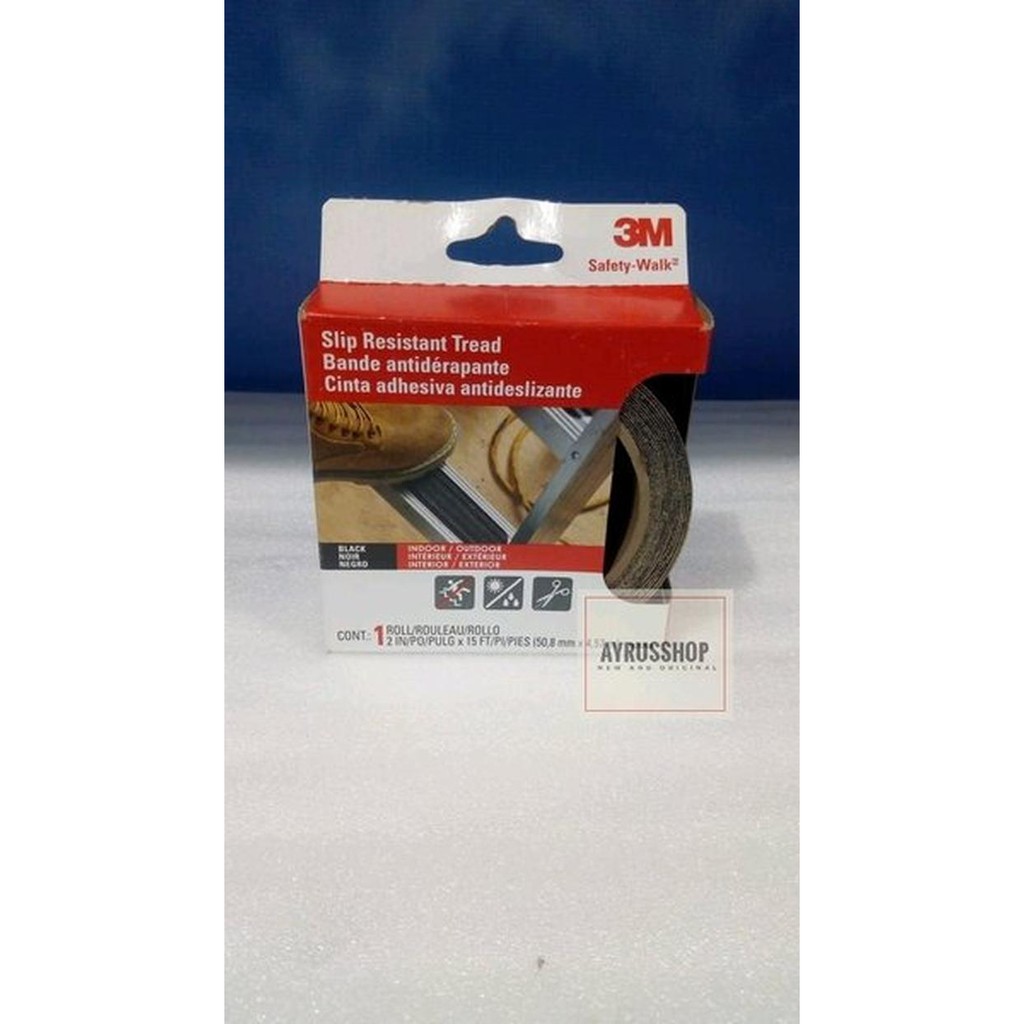

Unik Scotch 3M Selotip Antislip Roll 5cmx4.5m Hitam Medium Grit - Isolasi Limited