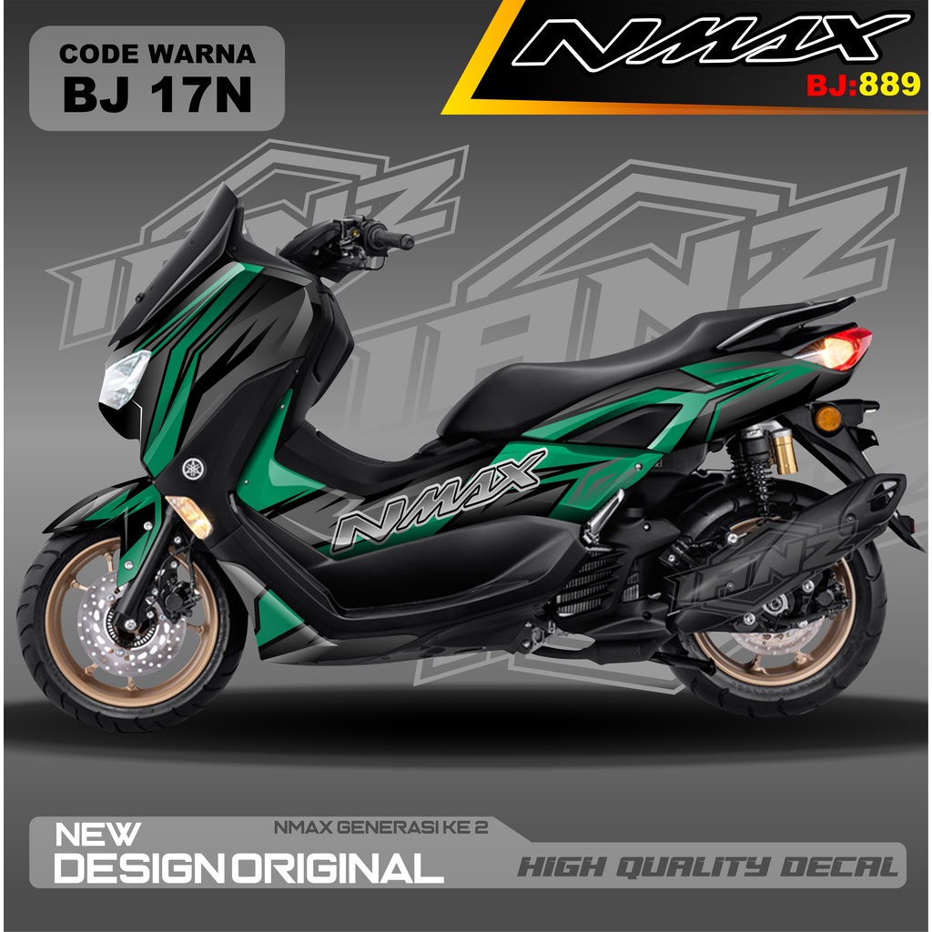 DECAL STIKER NMAX FULL BLOK MOTOR / DECAL FULL BODY NMAX / DECAL STIKER FULL BODY NMAX / STIKER DECAL NMAX TERBARU