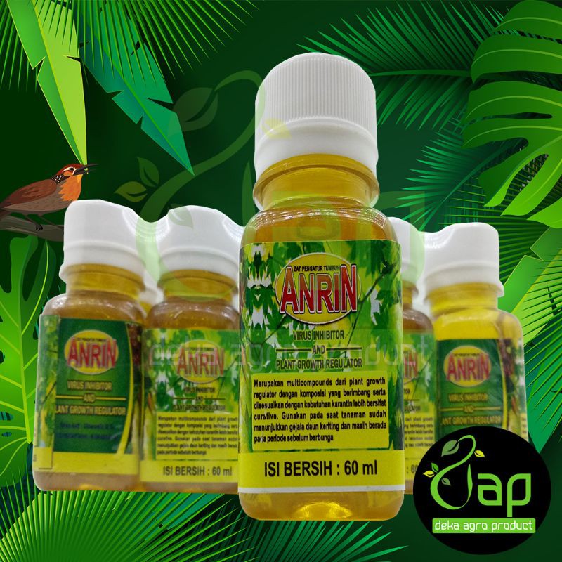 ZPT ZAT PENGATUR TUMBUH ANRIN 60ML virus keriting
