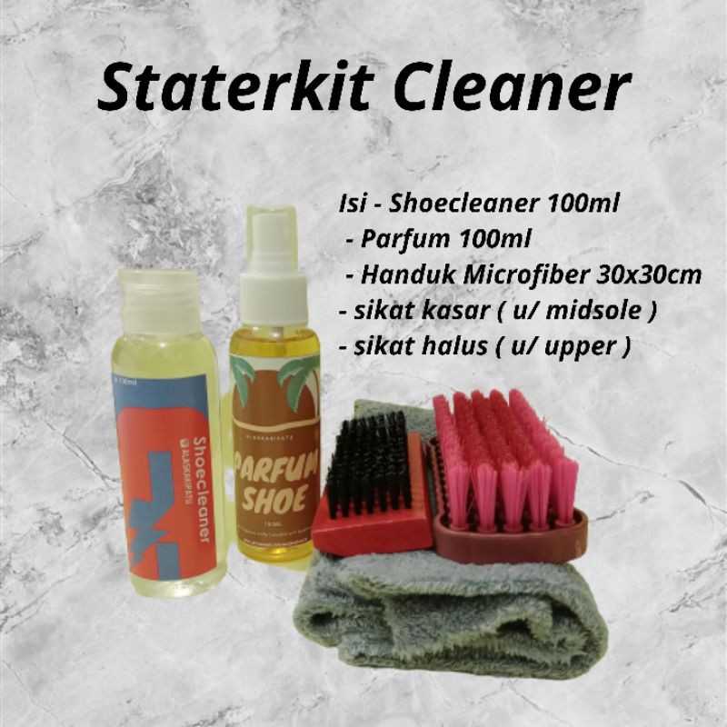 isi 5pcs paket cuci sendiri starter kit cleaner lengkap termurah