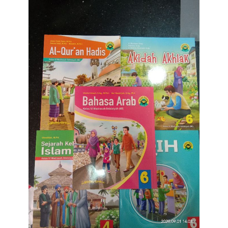

Buku Pelajaran Madrasah Ibtidaiyah MI kelas 6