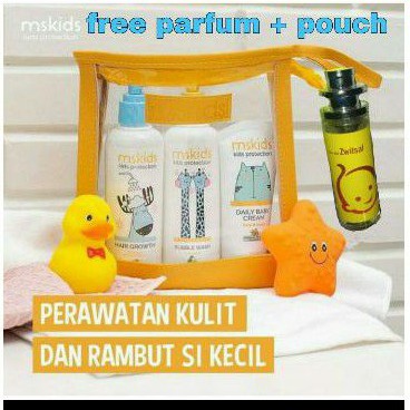 Msglow Kids | Ms Kids | Daily Baby Cream | Bubble Wash | Hair Growth (Shampoo)