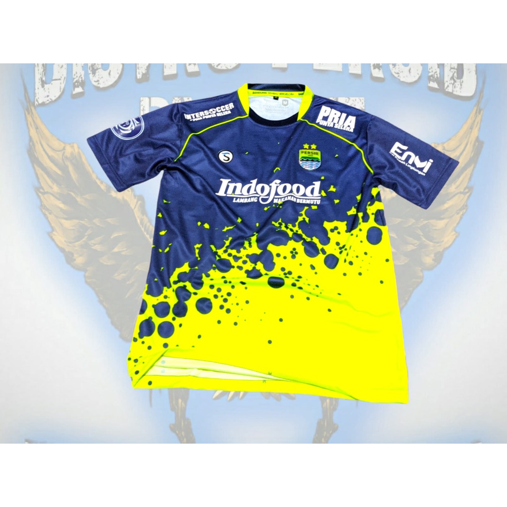 Kaos bola persib terbaru 2022 third alternate bisa request nama sendiri size xxl