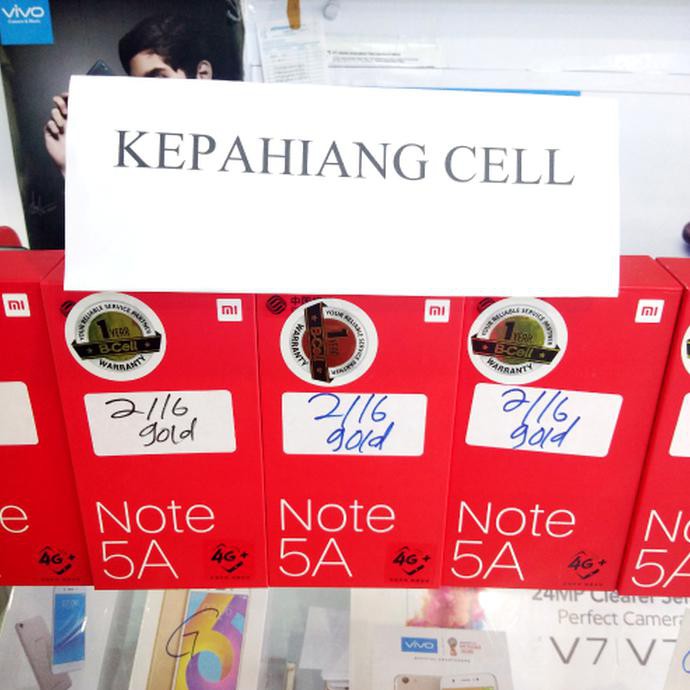 Promo Xiaomi Redmi Note 5A Ram 2Gb Internal 16Gb Garansi Distributor - Abu-Abu Muda On Sale