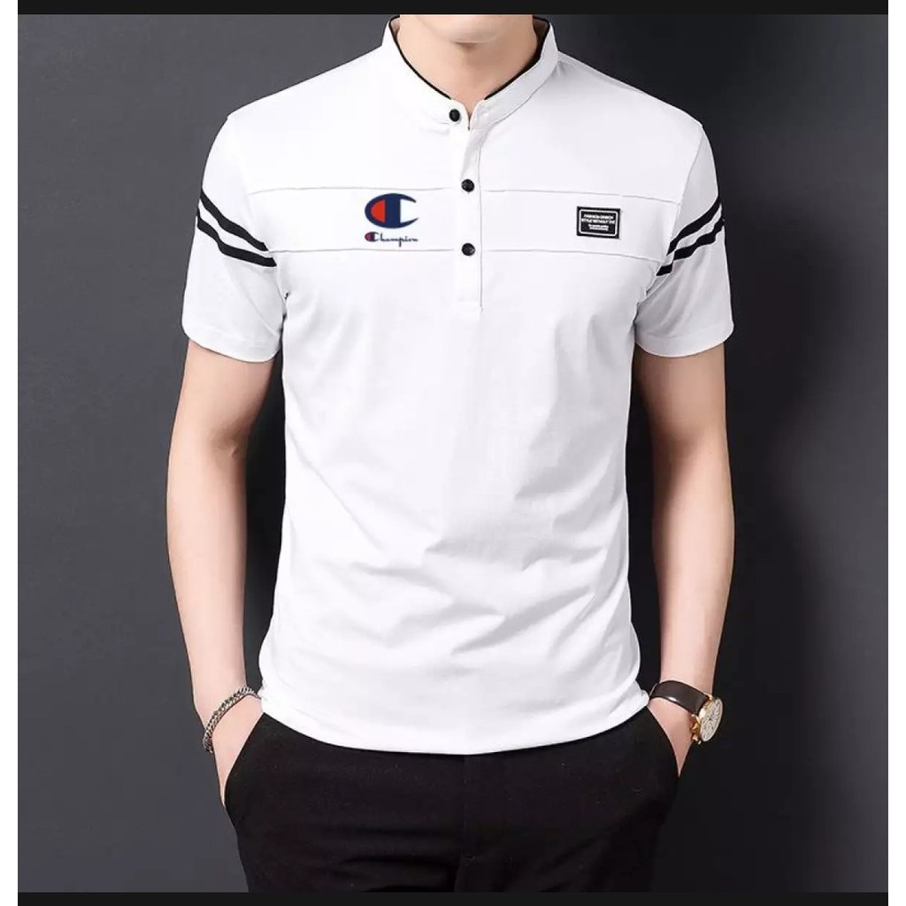 TOTOTAshop.Baju kaso pria FOBOS NT,Bahan babyterry premium,lengan pendek logo bordir,fit to M-L-XL