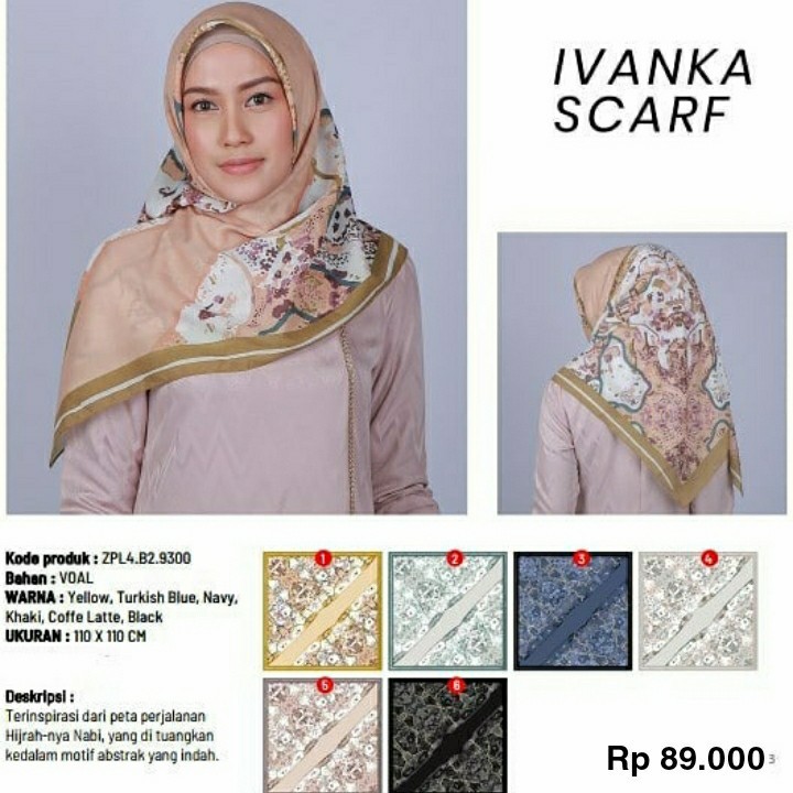 Ivanka scarf zoya pasbar