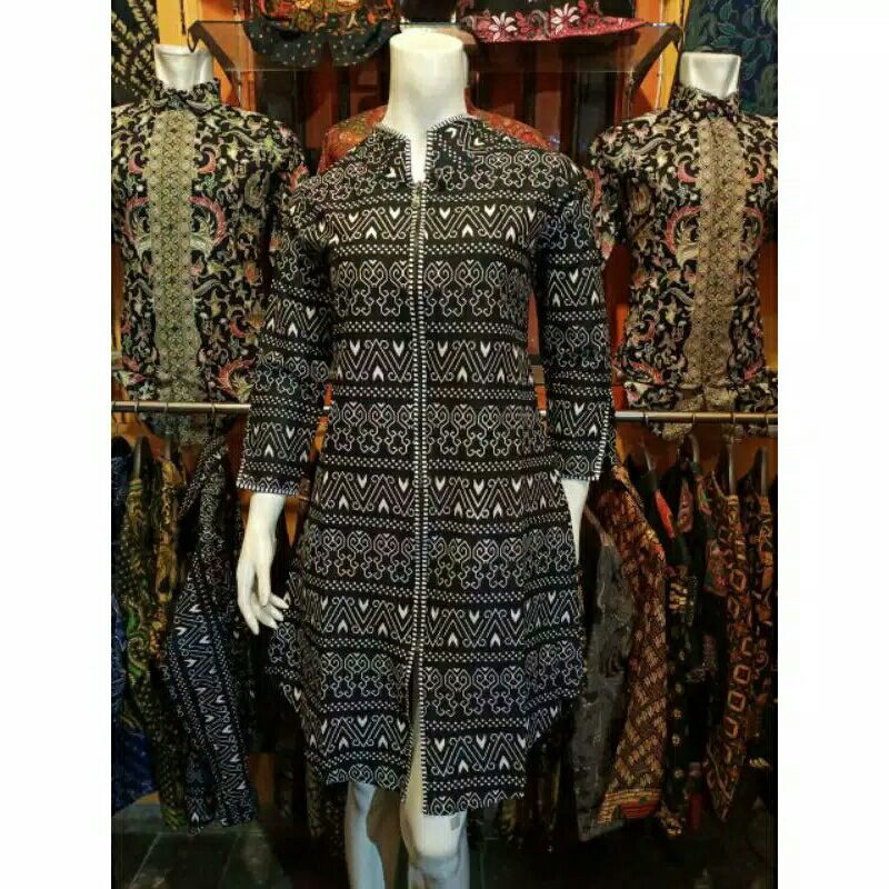 baju batik tunik tradisional//baju batik wanita//bisa cod