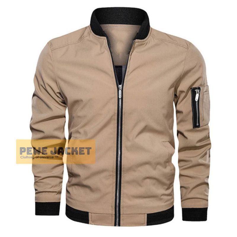 JAKET PRIA BAHAN POLYESTER IMPORT TASLAN JN PREMIUM