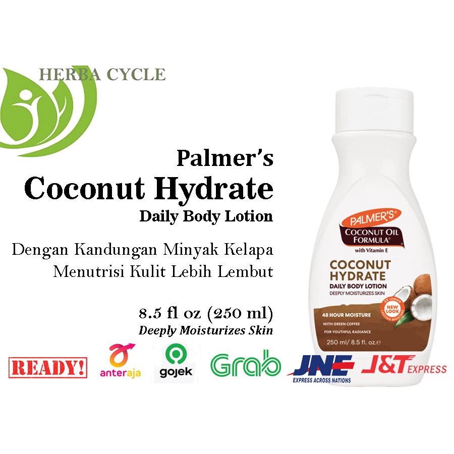 Palmers Coconut Oil Body Lotion 250ml Palmer Lotion Minyak Kelapa 24hr