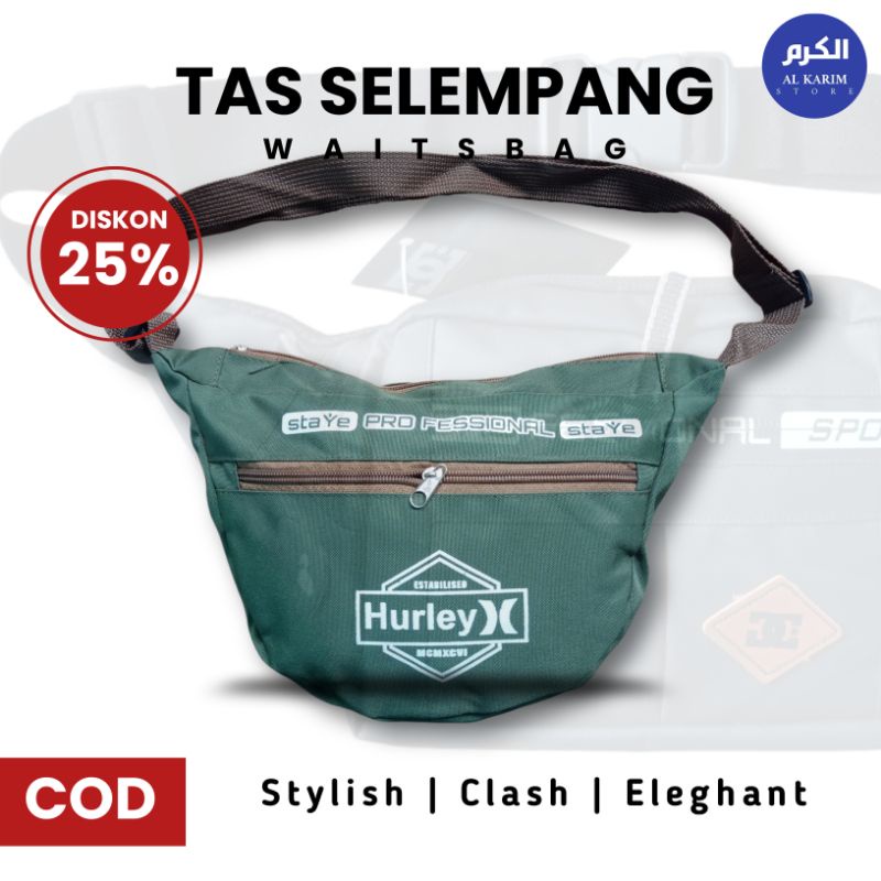 TAS SLEMPANG HURLEY KEREN BERKUALITAS TERLARIS