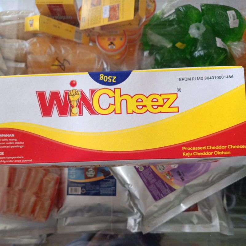 

Keju Wincheez cheddar cheese 250 g