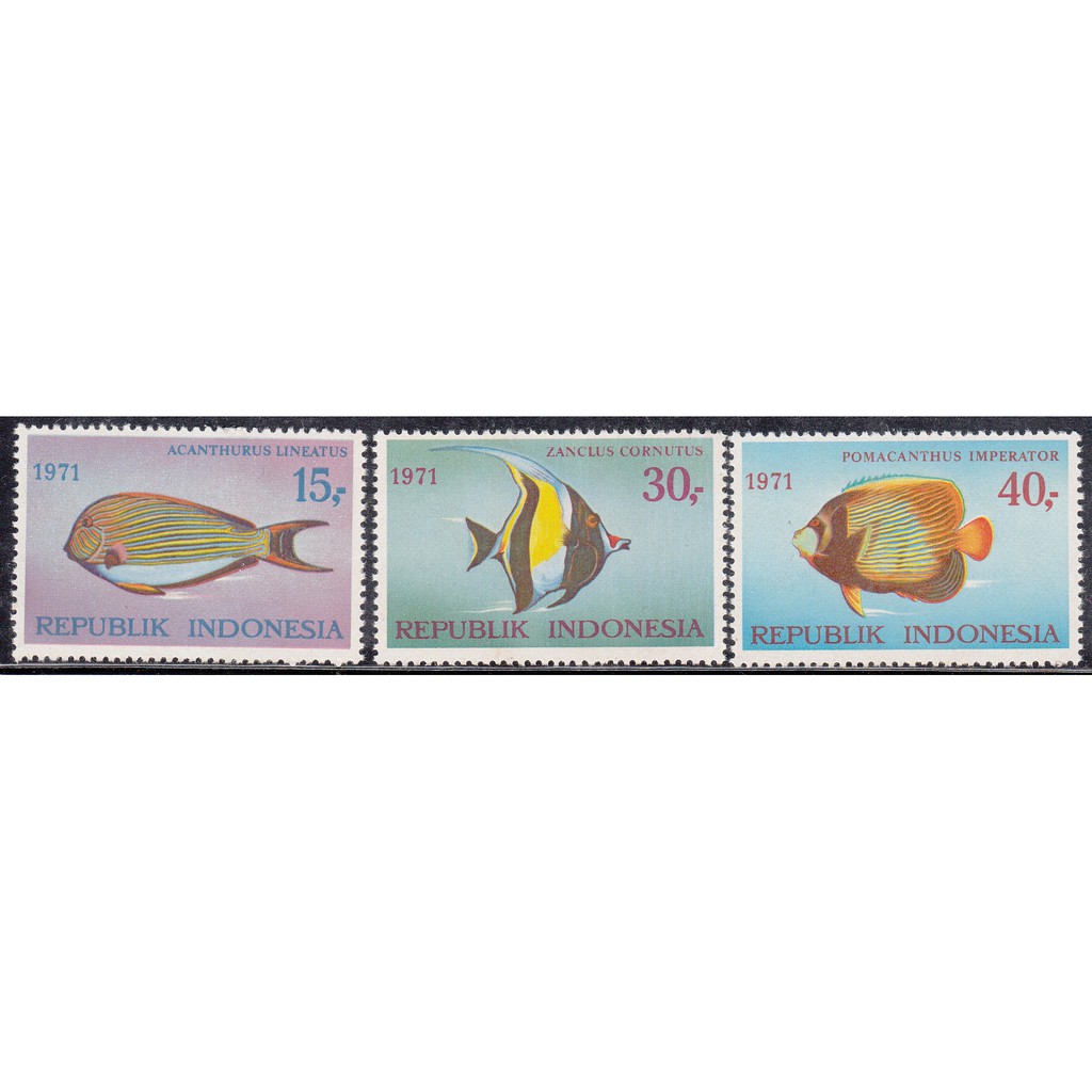 Prangko Ikan Hias Laut