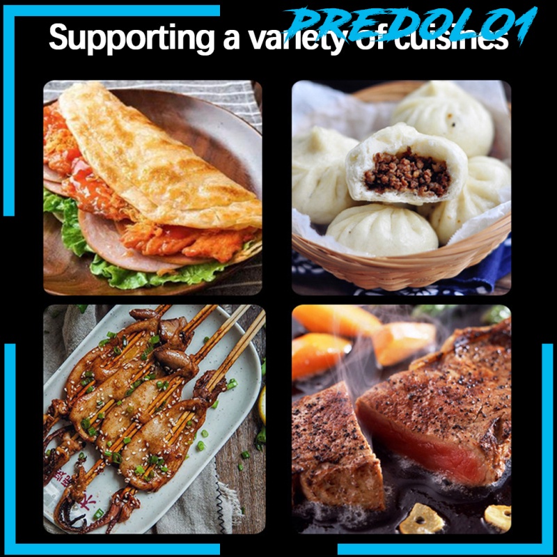 (Predolo1) Alat Press Daging Burger Profesional Anti Lengket