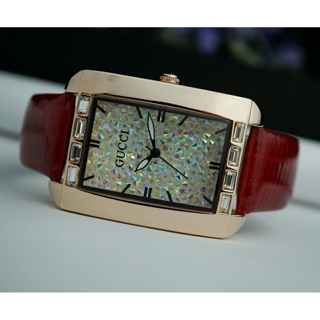 Jam Tangan Wanita Gucci Tali Kulit