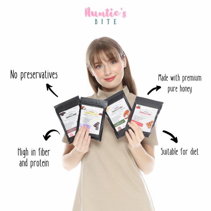 

Promo Auntie's Bite Premium Granola Bars Package 5 in 1