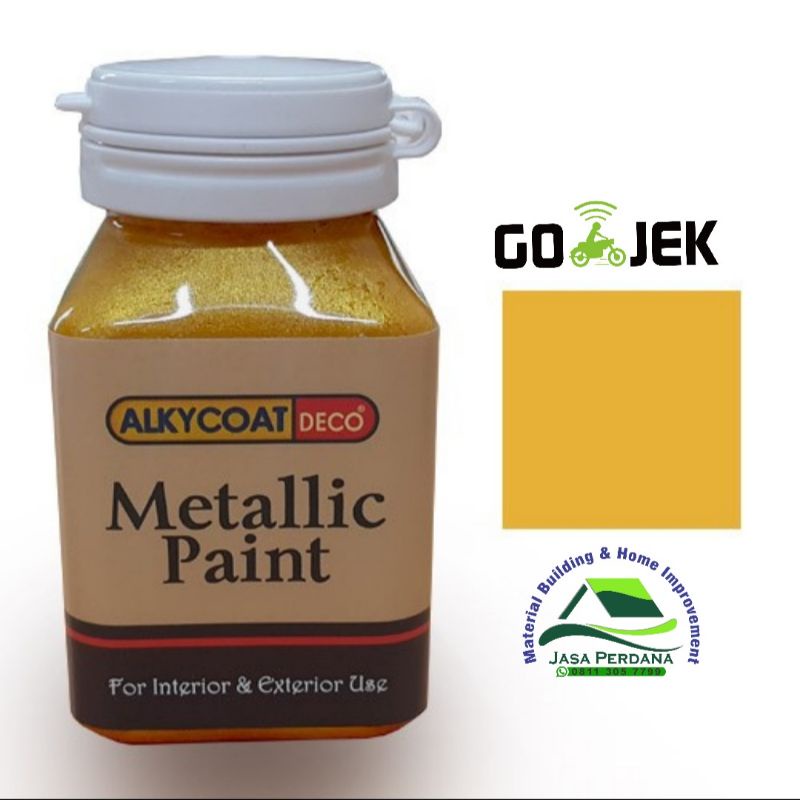 

Alkycoat Deco Metallic Paint Cat Dekoratif 100 gram